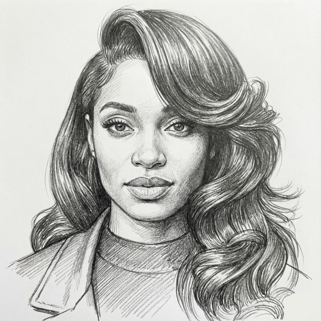 Soft Dramatic hair style