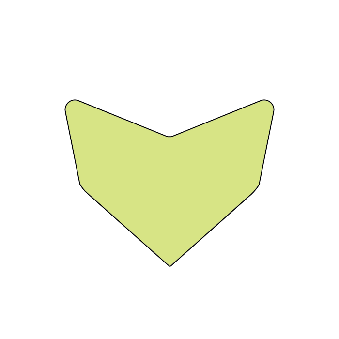 Theatrical Romantic shape