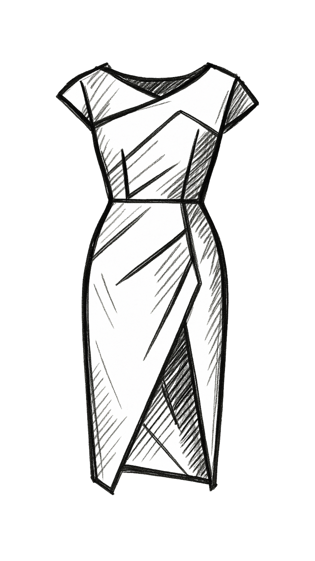 Flamboyant Gamine silhouette 3