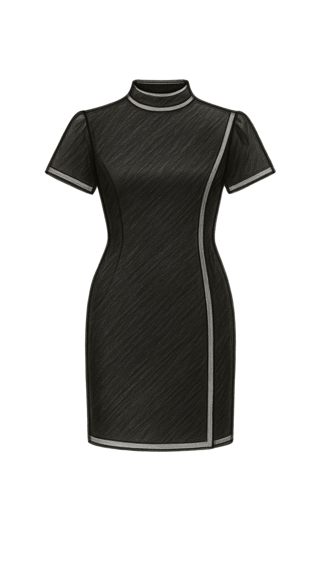 Flamboyant Gamine silhouette