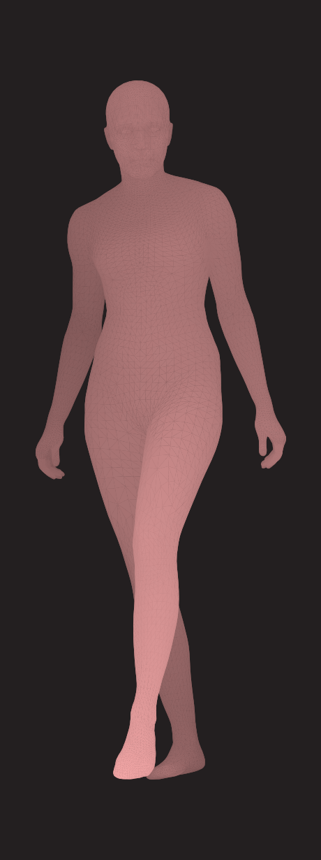 Cybill Shepherd - 3D mesh render
