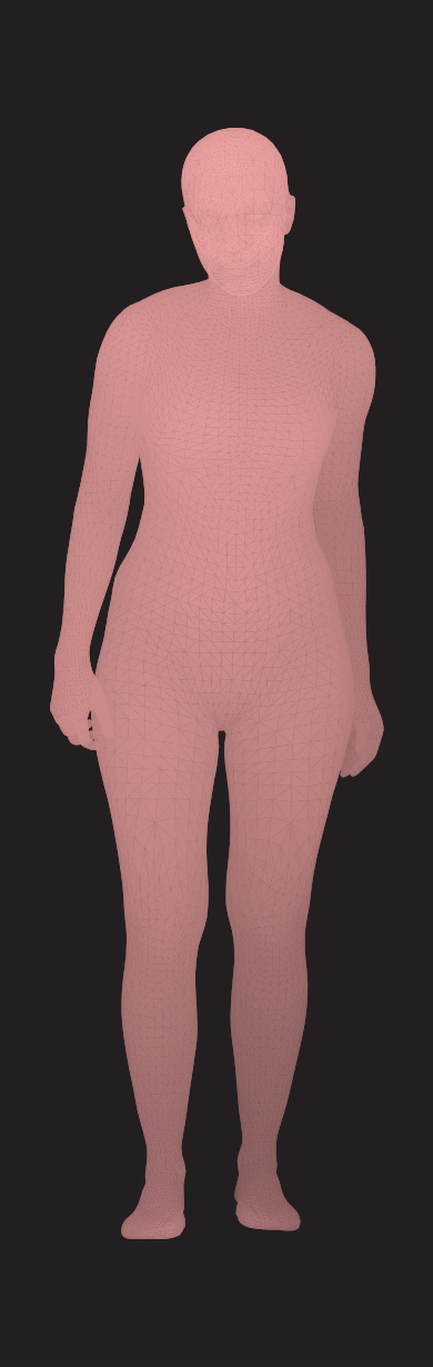 Olivia Wilde - 3D mesh render