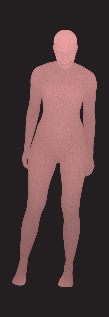 Emma Watson - 3D mesh render
