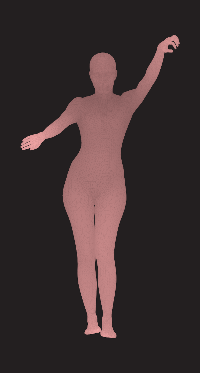 Sophia Loren - 3D mesh render