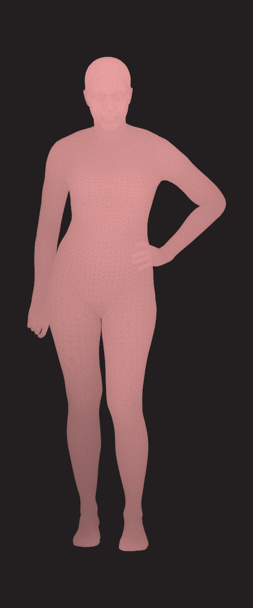Reese Witherspoon - 3D mesh render