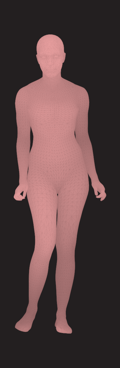 Goldie Hawn - 3D mesh render