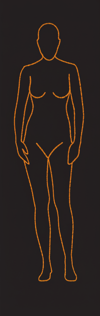 Tilda Swinton - Kibbe sketch lines