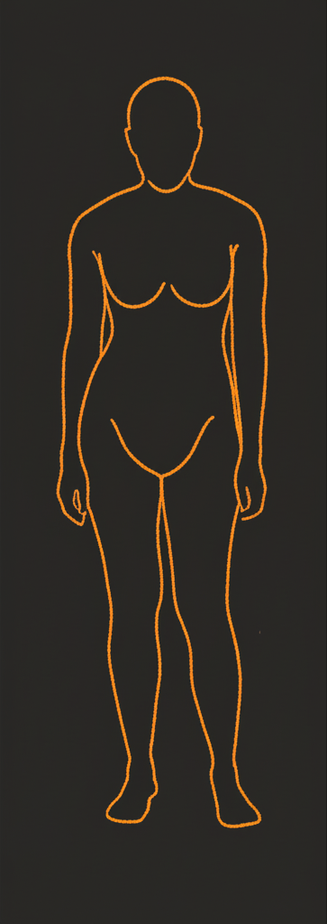 Jennifer Aniston - Kibbe sketch lines